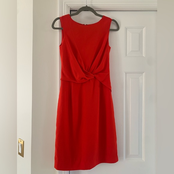 Reiss Red Twist Sheath Dress - Picture 1 of 4